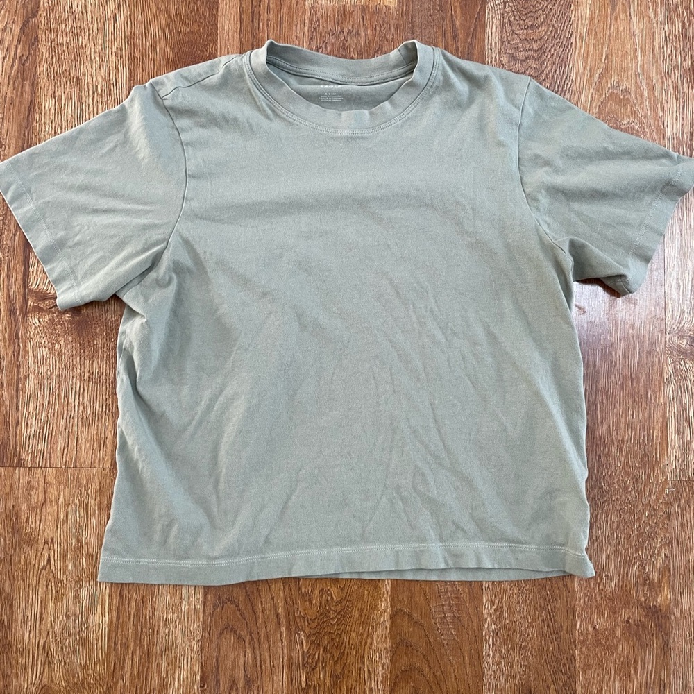 American Eagle Small Tee Muted Sea Green